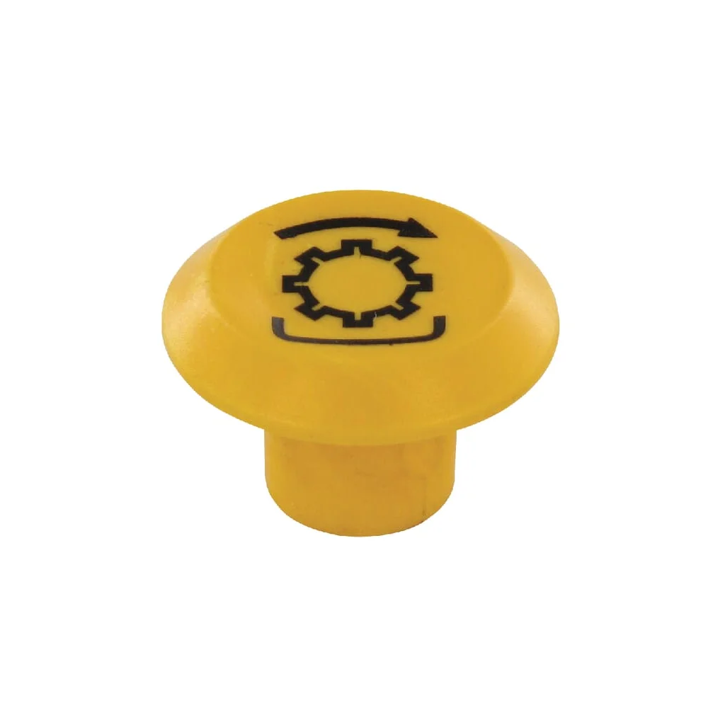 Capac buton cardan rotund galben 11316640PN
