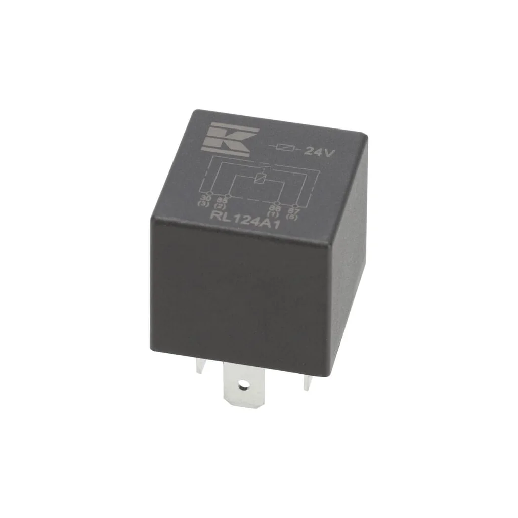 Releu mini 24V, deschidere normală, 20A, fără suport RL124A1