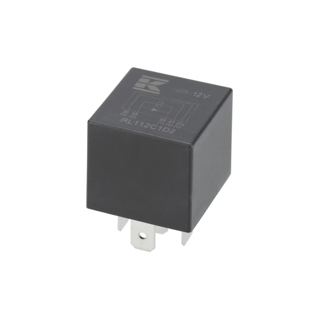 Releu mini 12V, interschimbare, 30A/40A, diodă, fără suport RL112C1D2