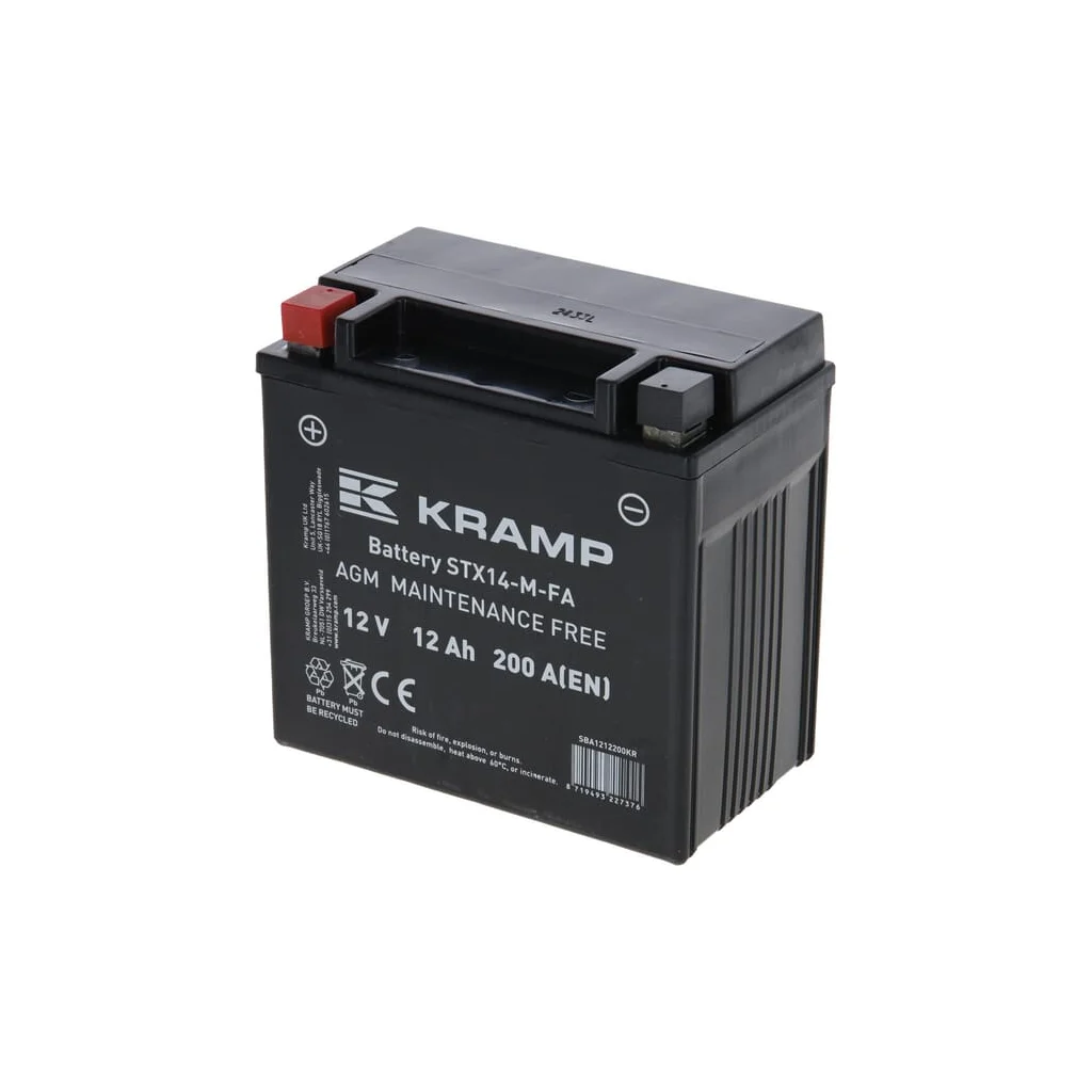 Baterie 12V 12Ah 200A închisă SBA1212200KR