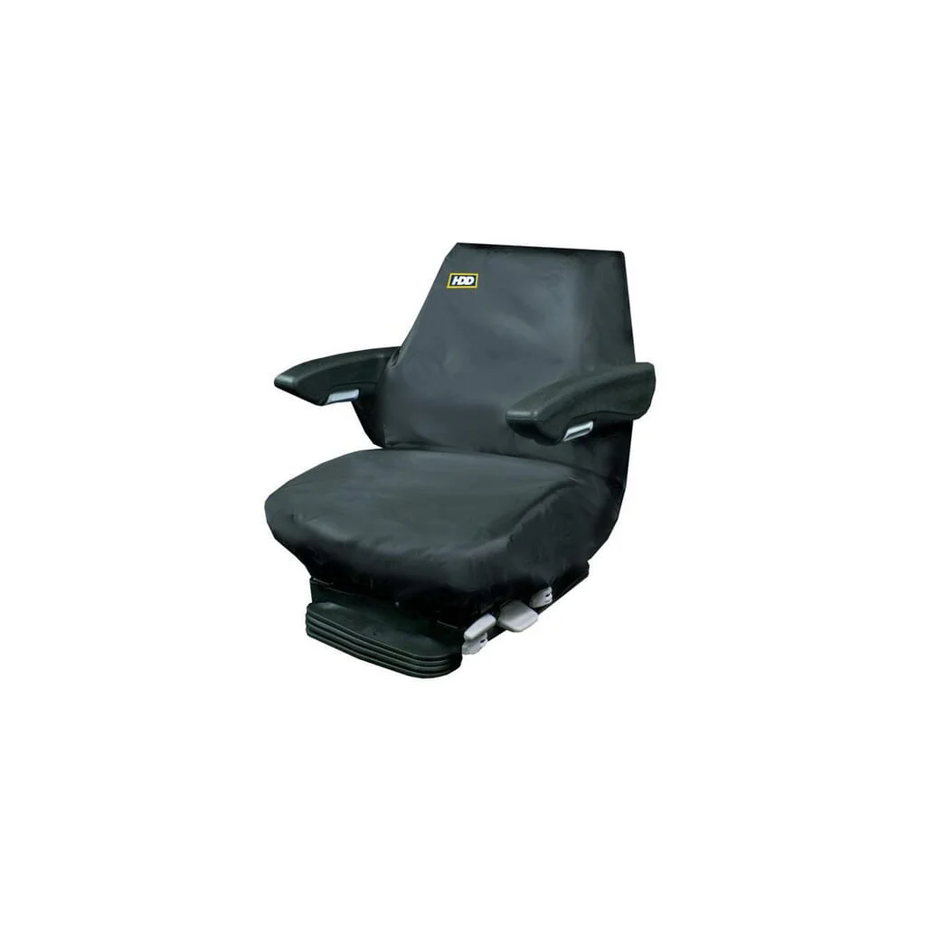 Husă de scaun tractor XL neagră SC60201