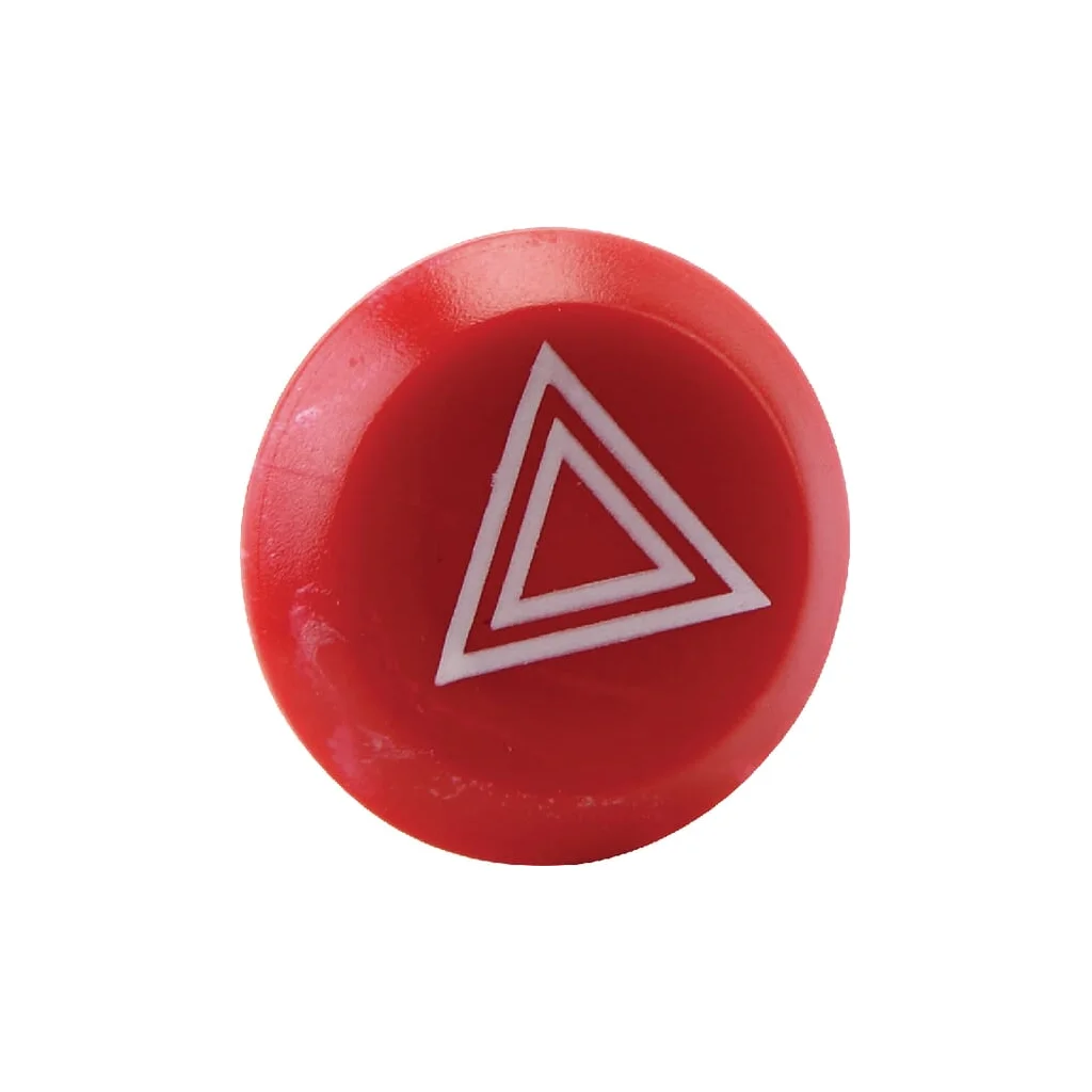 Capac buton lumini de avarie rotund roșu 11350250PN