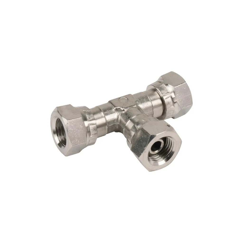 Adaptor T cu filet mamă 1/4" SS T04FSS