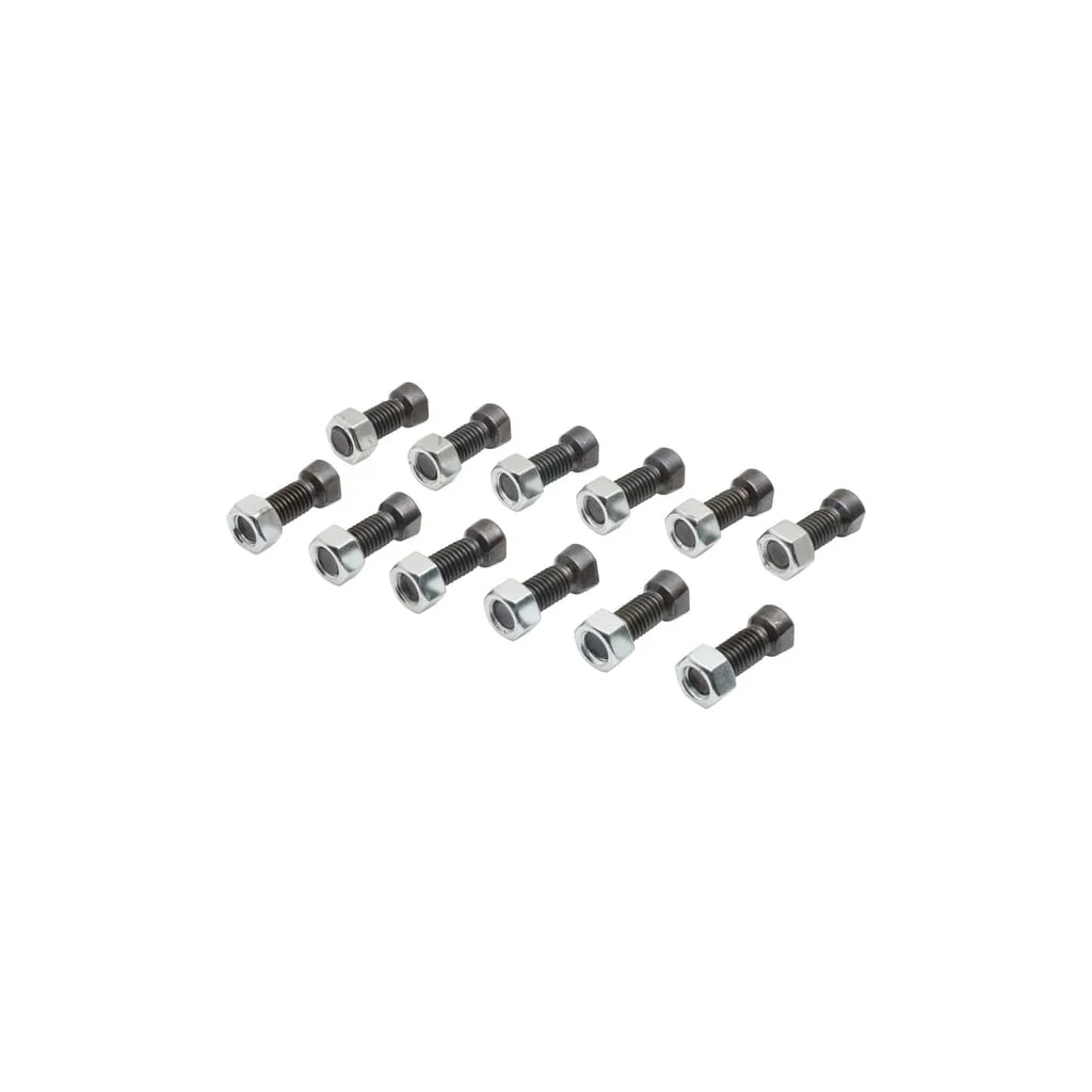 Set șuruburi plug cap conic cu piuliță 1/2"x40mm C2F 12 buc. TB94031