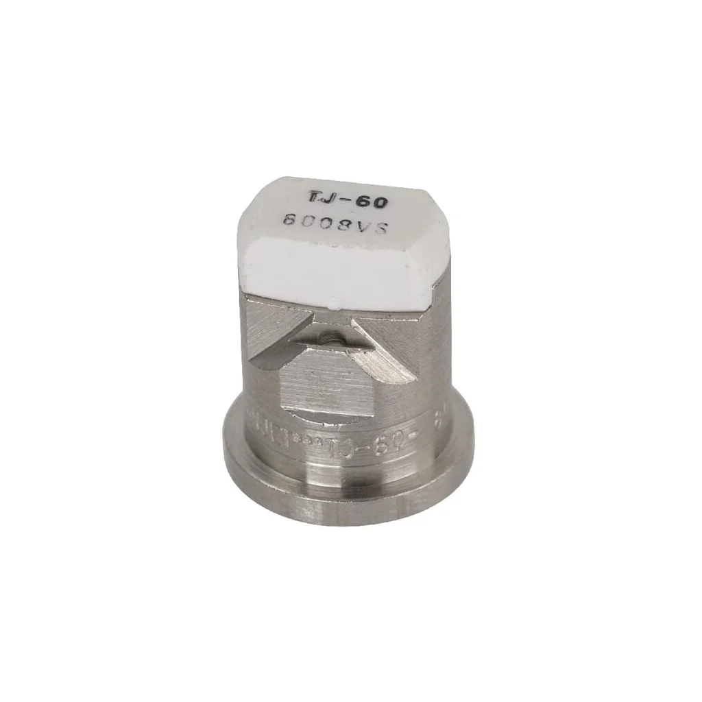 Duză ventilator dublu plat TJ 80° 08 TeeJet, albă, din oțel inoxidabil TJ608008