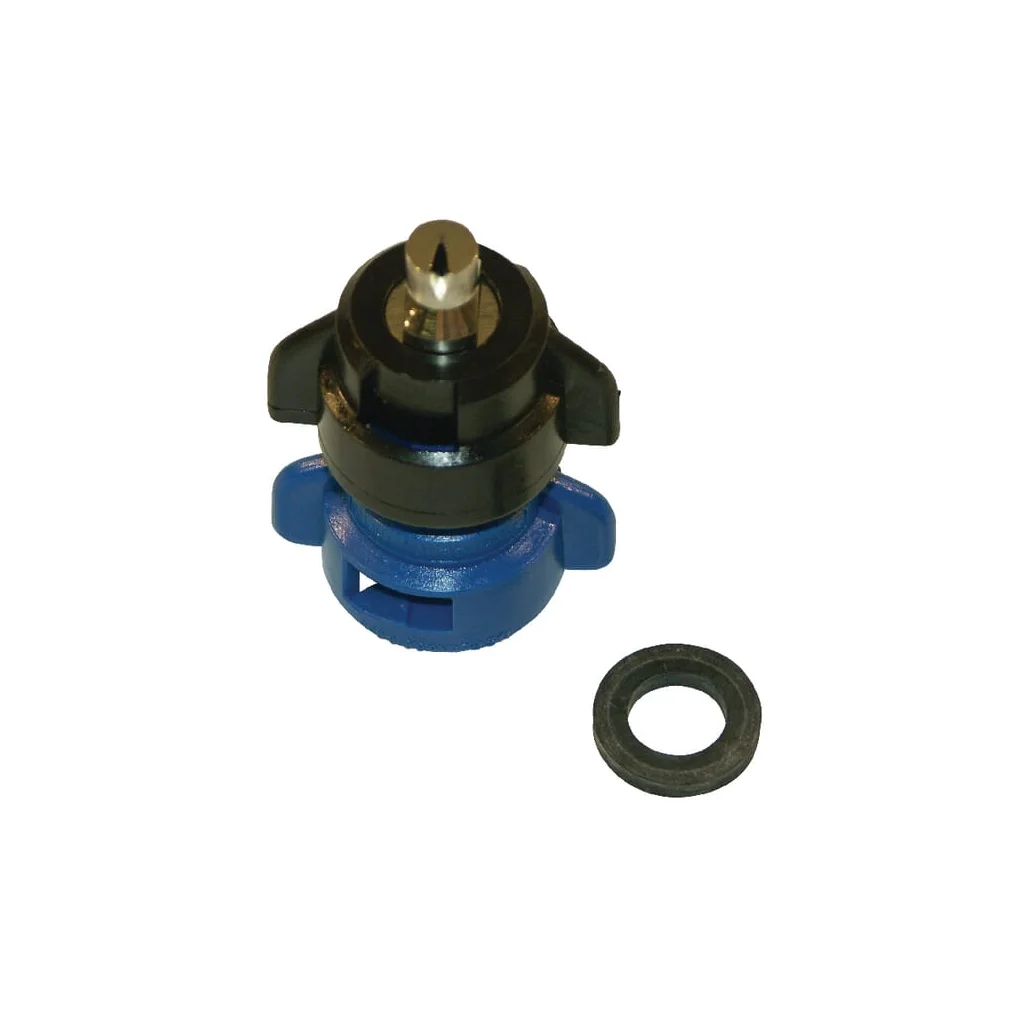 Duză injecție aer jet oblic TDOC 80° 03 albastră alamă Agrotop TDOC8003