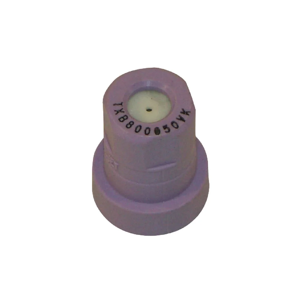 Duză conică goală TXB 80° 025 violet din material ceramic TeeJet TXB800050VK