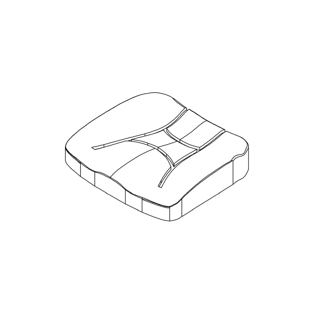 Pernă scaun TS60066KR
