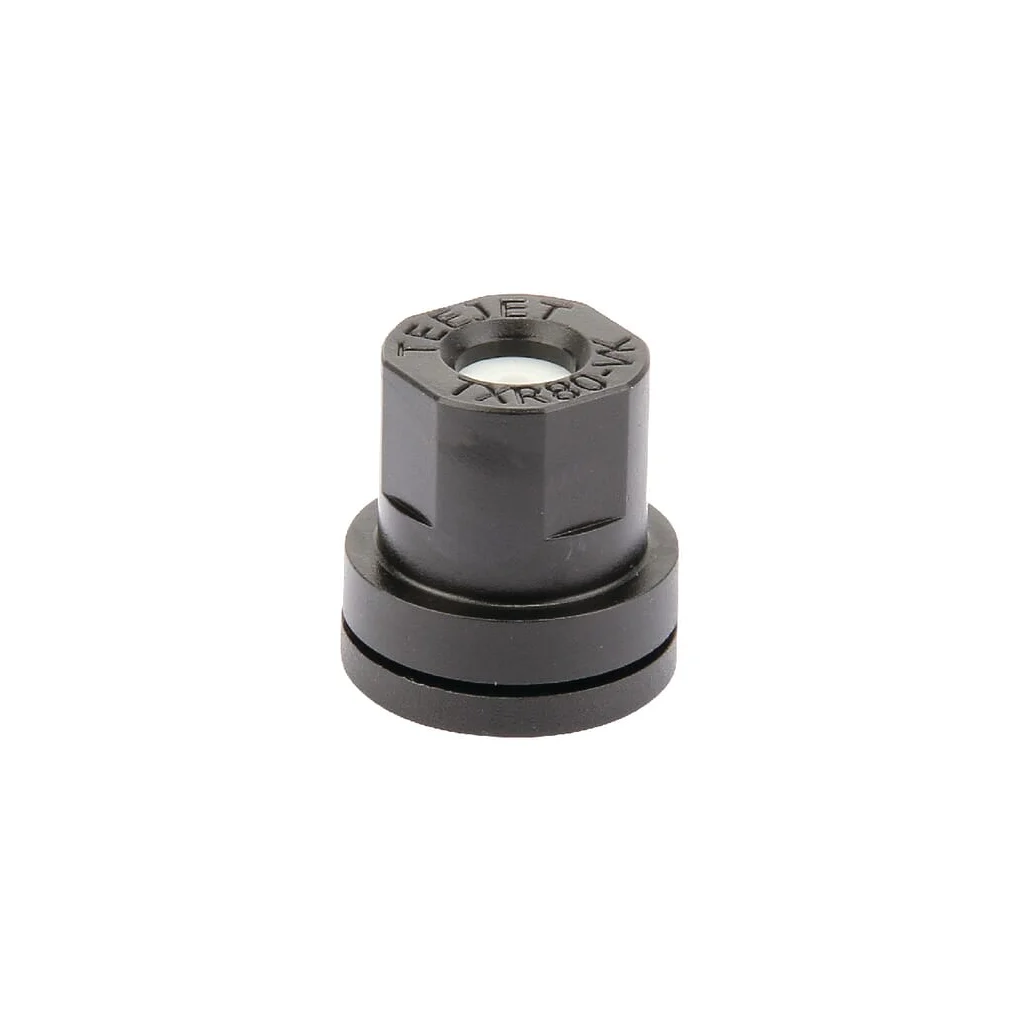 Duză conică goală injecție aer TXR 80° 04 neagră din material ceramic TeeJet TXR8004VK