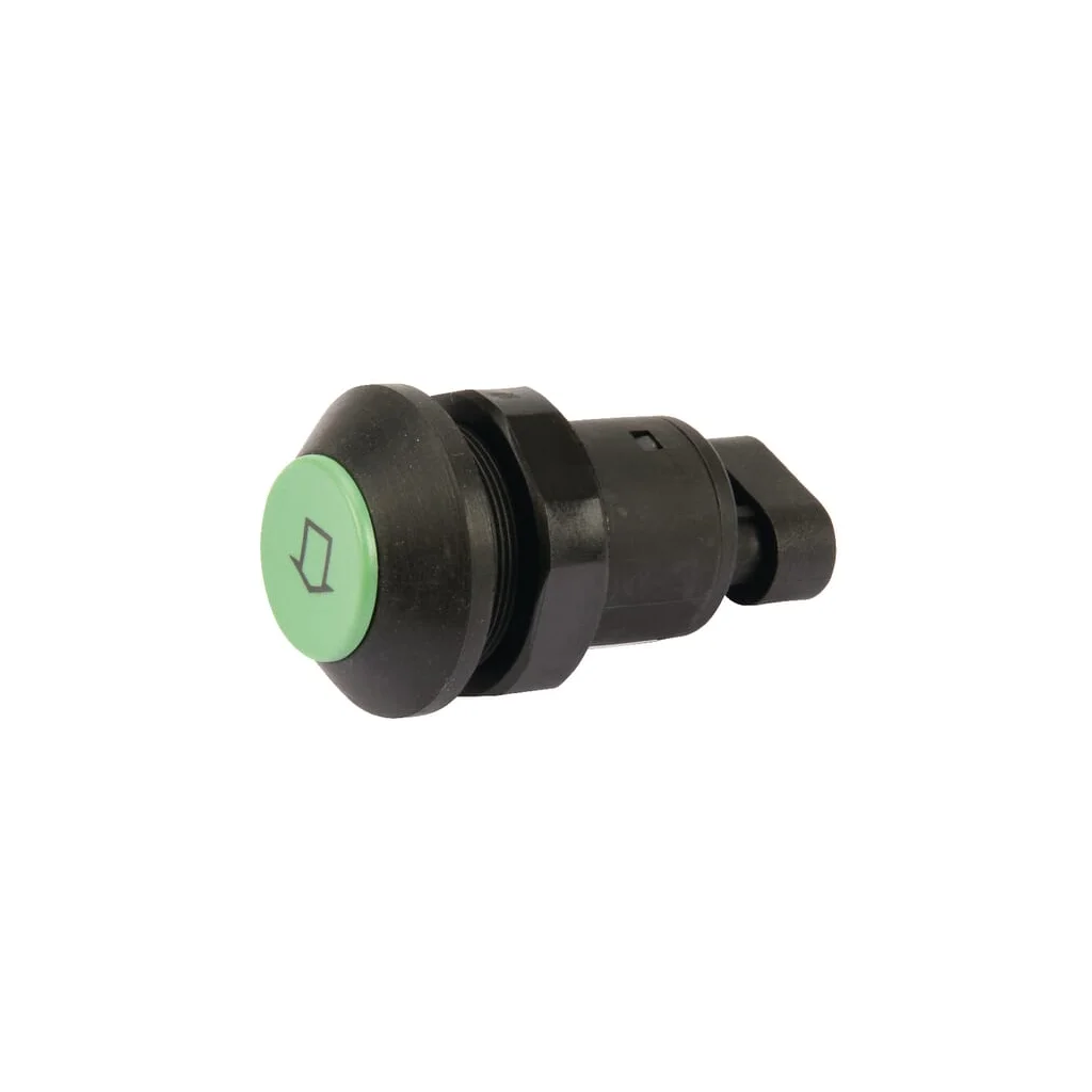Comutator tip buton ridicare/coborâre rotund verde 11901002PN