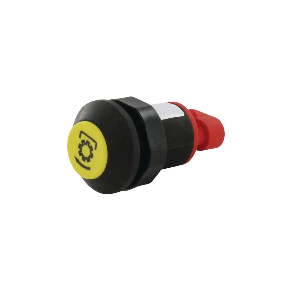 Comutator tip buton cardan rotund galben 11905001PN