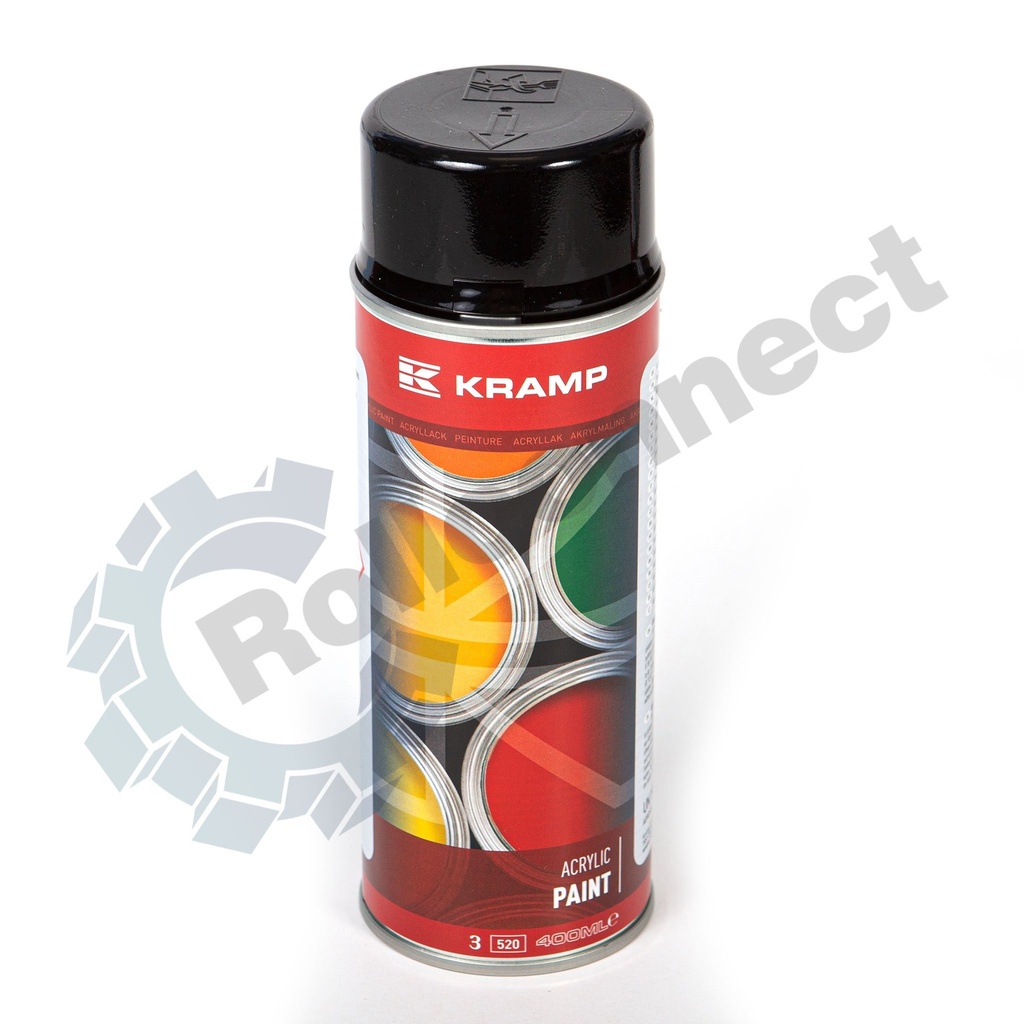 Spray vopsea negru satin Case IH 400ml