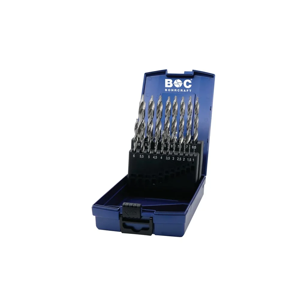 Set burghie 19 buc. HSS-DIN 338-G TURBO STEP 12021330019