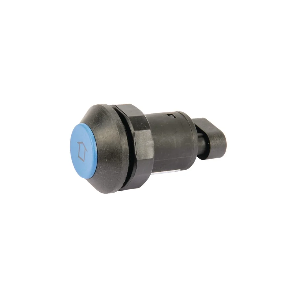 Comutator tip buton ridicare/coborâre rotund albastru 11903004PN