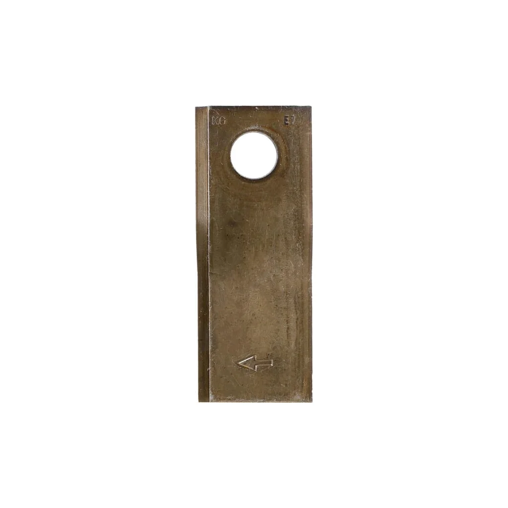 Lamă cositoare dreapta 120x48x4mm orificiu 18,5mm pachet 25 buc. potrivită pentru Vicon/Gehl/Lely/New Holland/Pöttinger VN993587