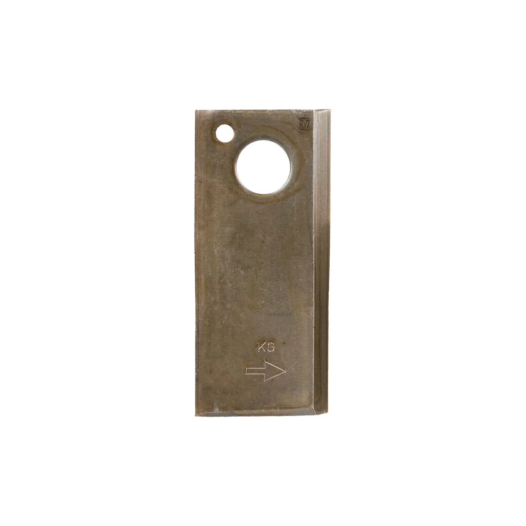 Lamă cositoare stânga 107x48x4mm orificiu 18,5mm pachet 25 buc. potrivită pentru Vicon/PZ VN9936155901