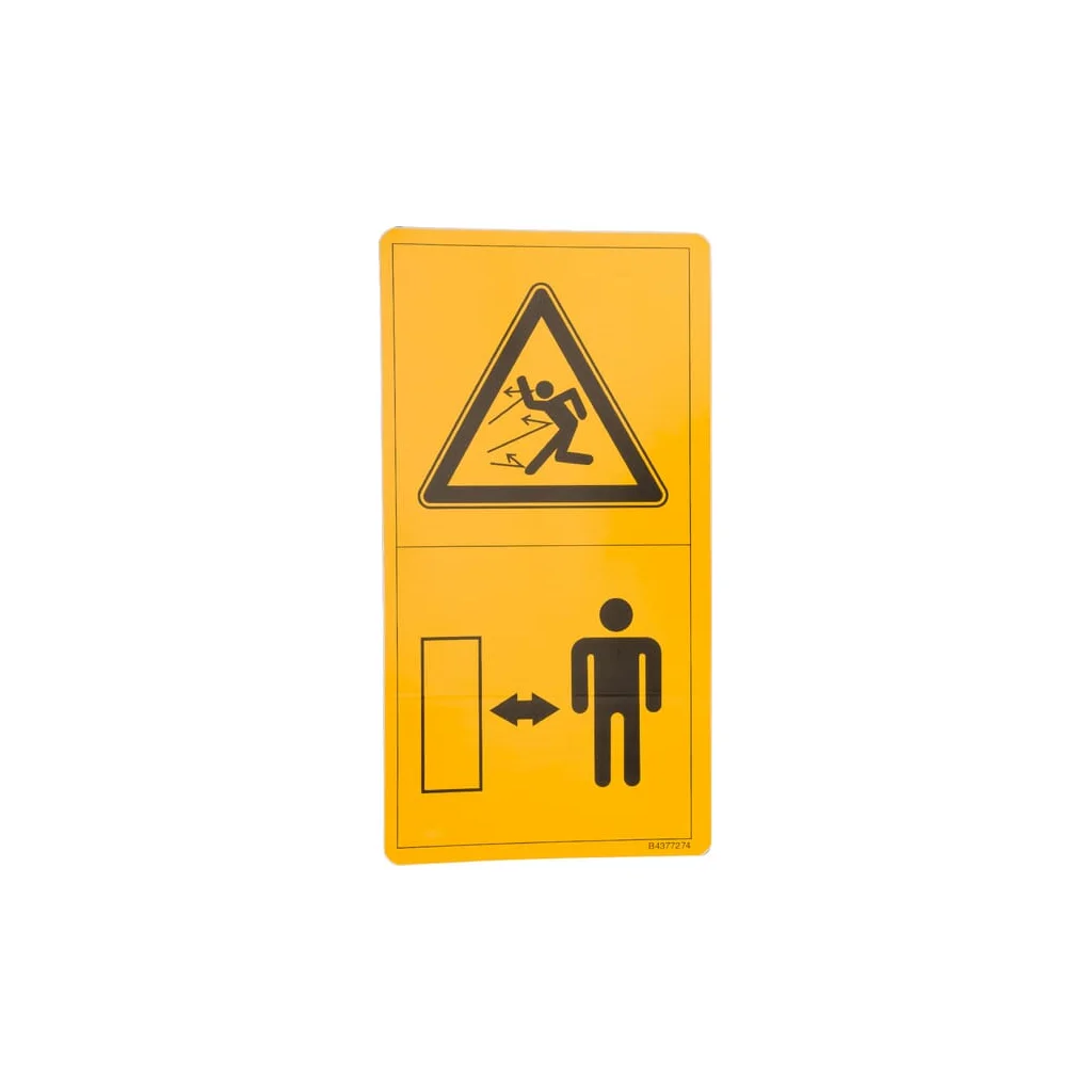 Autocolant Pericol Obiecte zburătoare VNB4377274
