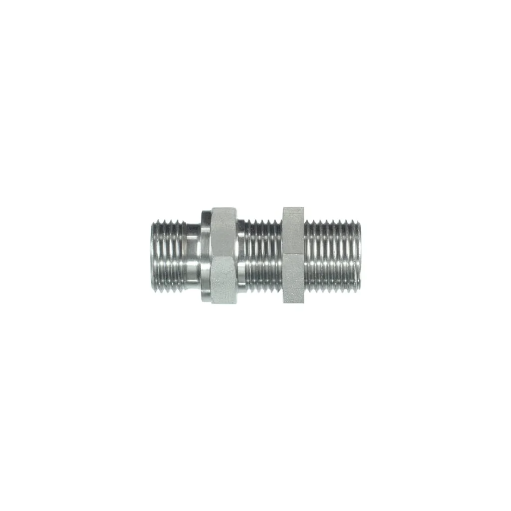 Adaptor drept perete de compartimentare tată/tată 3/8" BSP SS VNBS06SS