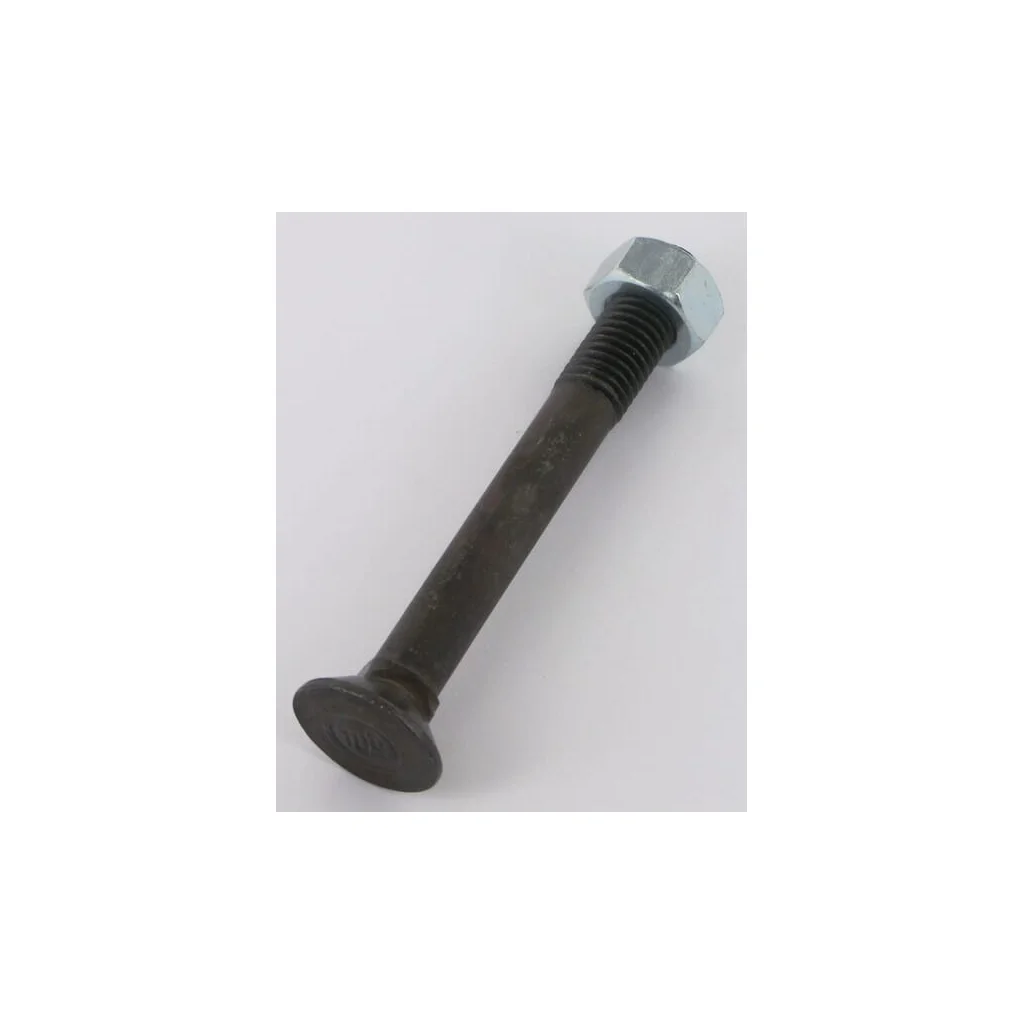 Șurub plug cap plat înecat gât pătrat și piuliță M12x100mm VK grupa 10.9 12100109VK