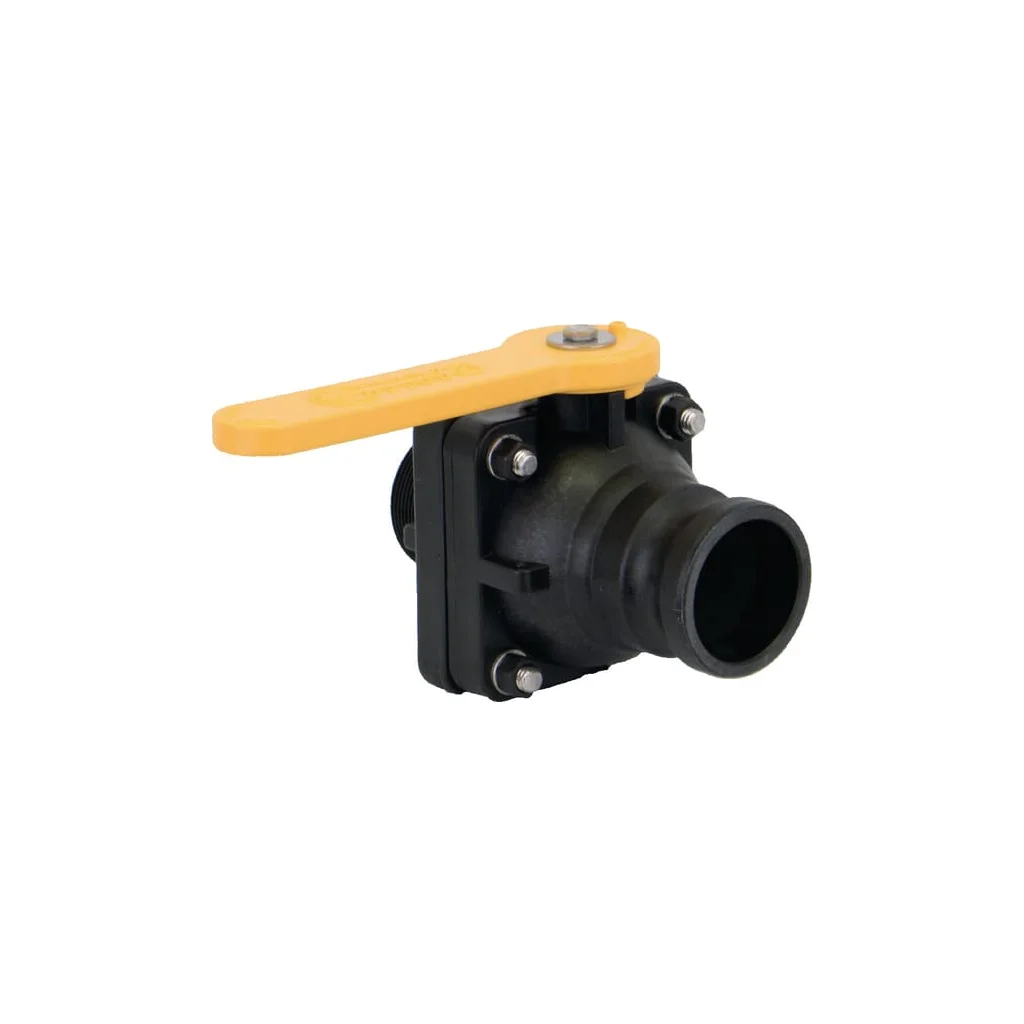 Robinet sferic cu 2 căi 2" filet exterior NPT x 2" Camlock tată VSFMT204FP