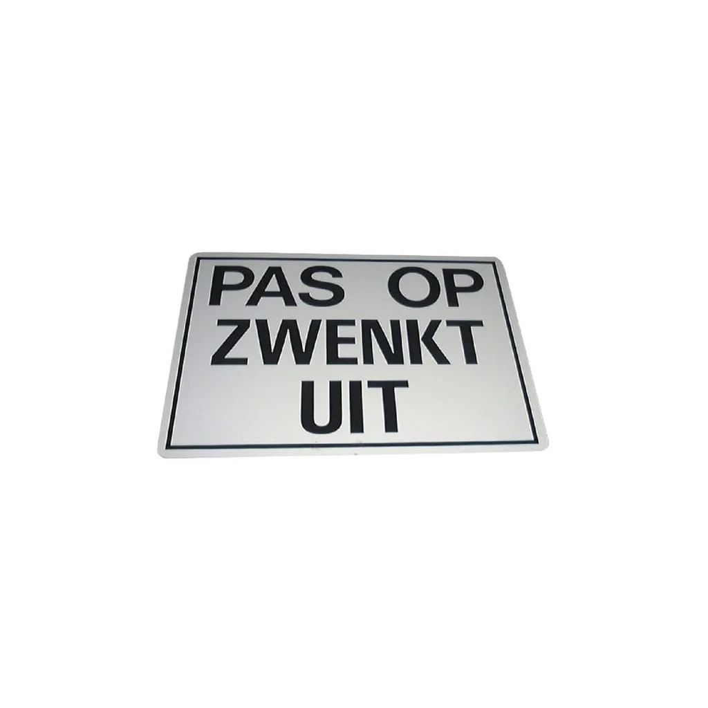 Autocolant indicator de marcare vehicul transport: Atenție la balansare 400x300mm WB68220