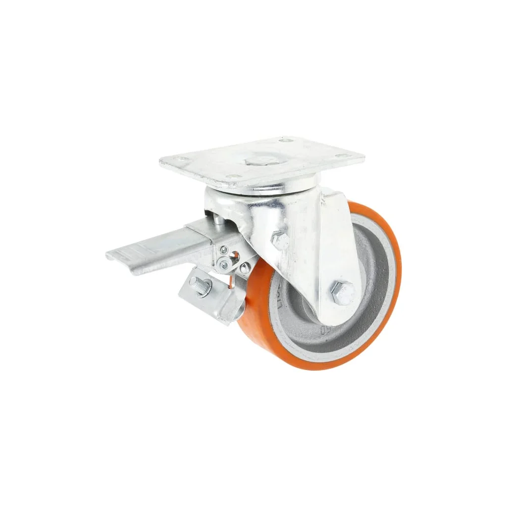 Rolă de direcție cu frână 150x50 mm WH700P15050