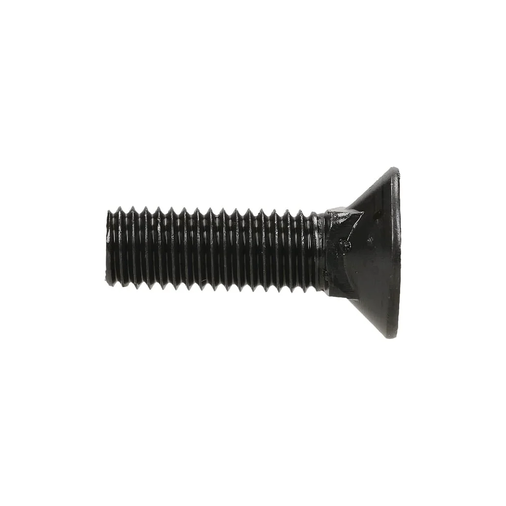 Șurub plug cap plat înecat gât pătrat cu piuliță DIN608 M12x40mm grupa 12.9 1240129VK