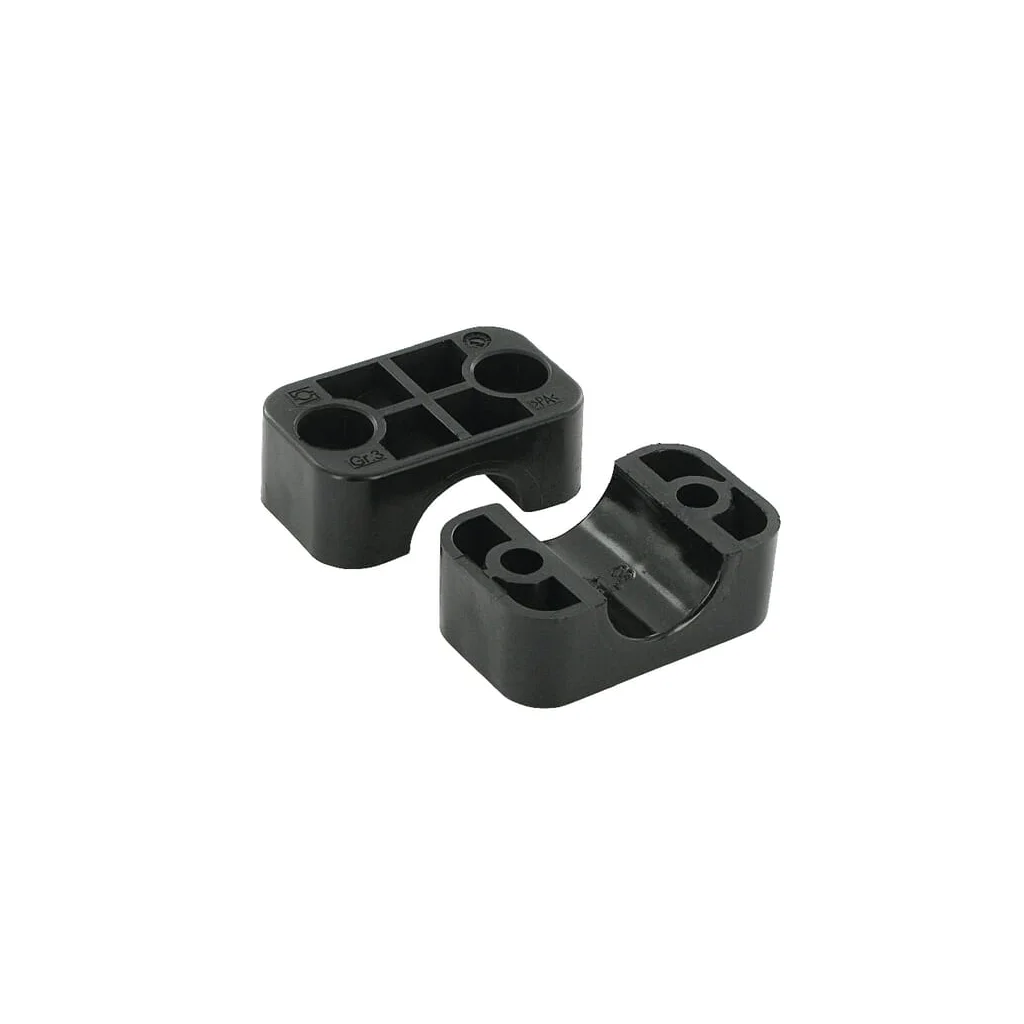 Clema neagră netedă A3 21,3 mm RS9113213PAG