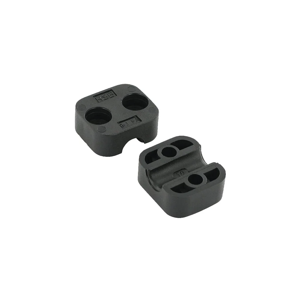 Clemă neagră netedă A1 10mm RS911110PAG
