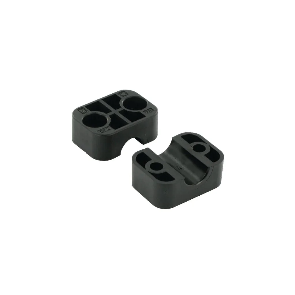 Clemă neagră netedă A2 14 mm RS911214PAG