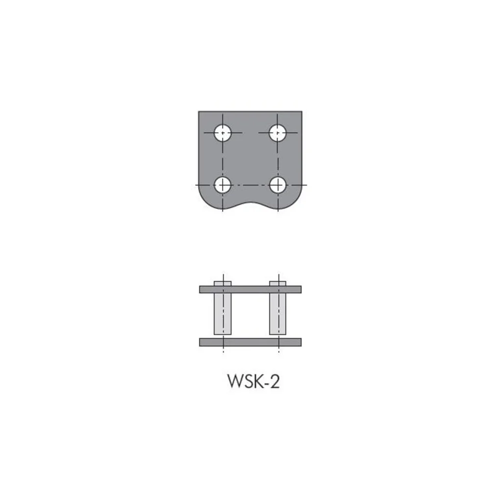 Legătură de conectare cu clemă WSK-2 RS10B1SWSK2