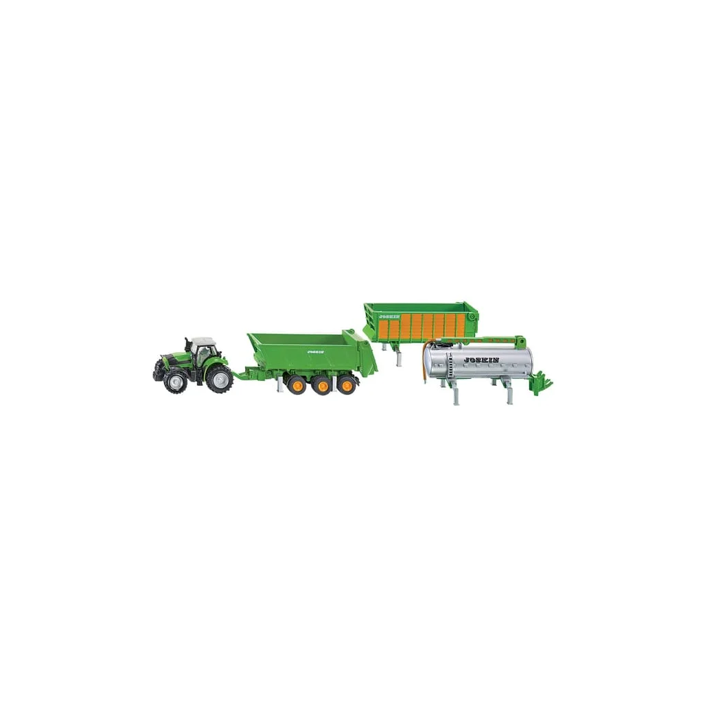 Tractor Deutz-Fahr Agrotron X720 cu set de 3 remorci Joskin