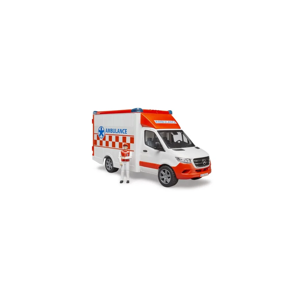 Ambulanță MB Sprinter cu șofer și modul de sunet și lumini
