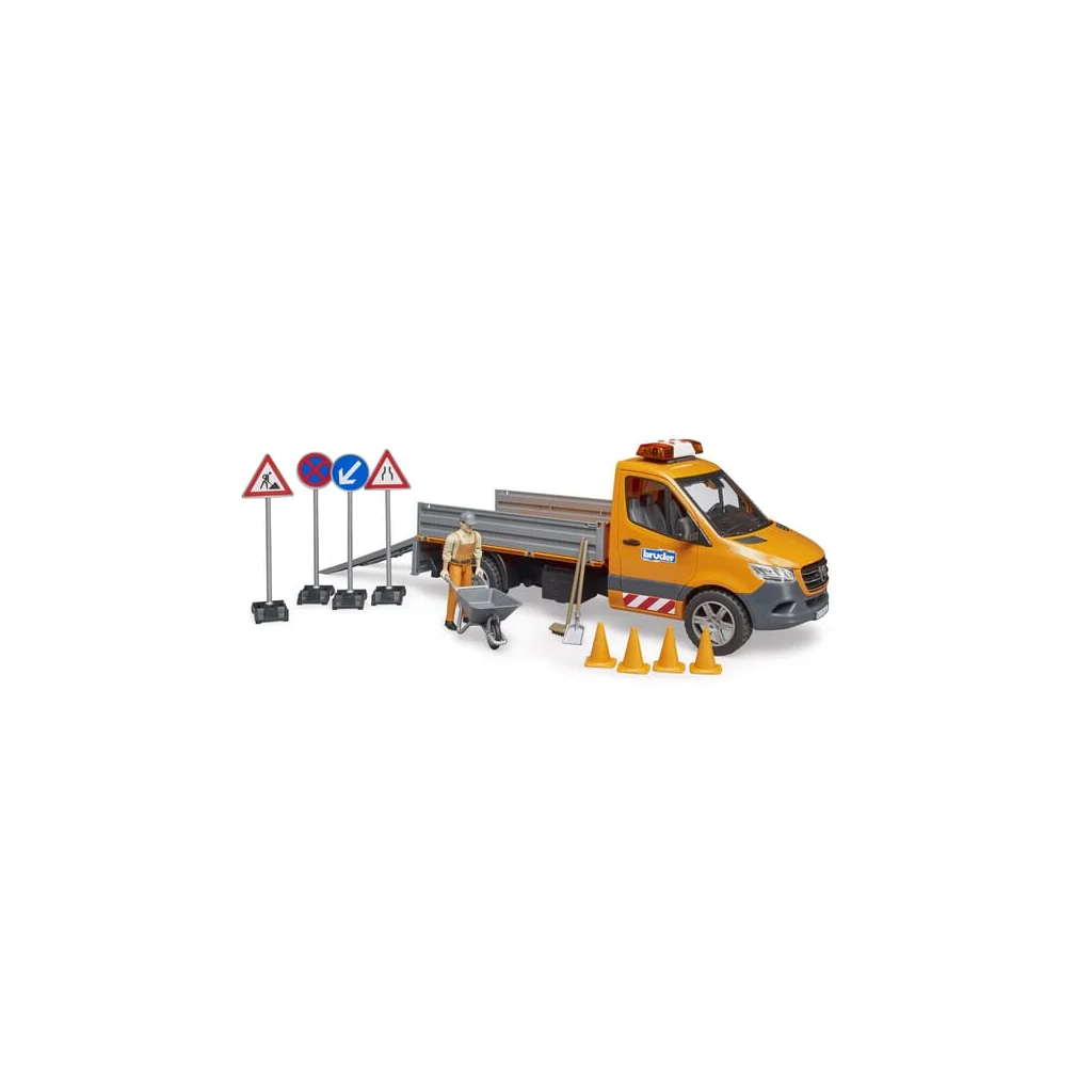 Camionetă lucrări drumuri MB Sprinter cu șofer accesorii și modul pentru sunet și lumini