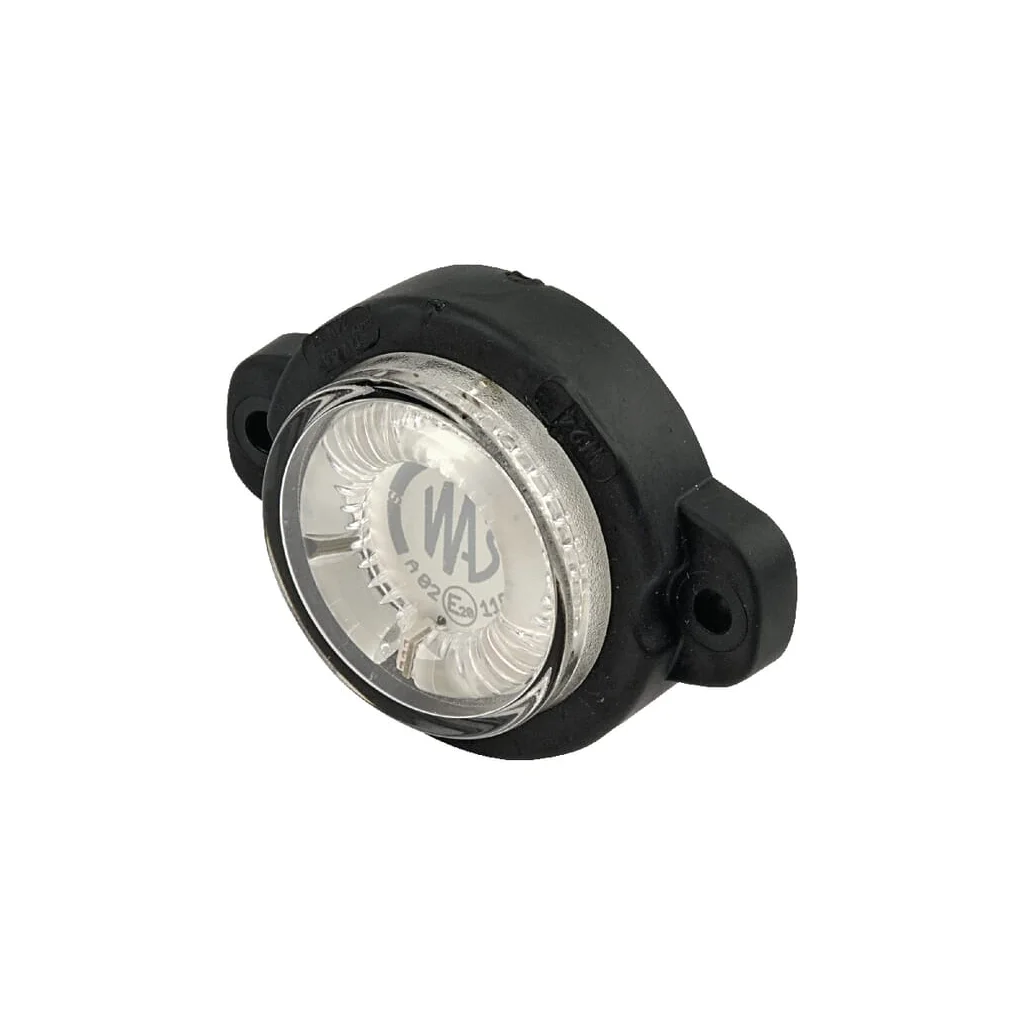 Lampă gabarit LED formă lămâie 12/24V alb/transparent cu șurub 80x60mm Waś 14003000451