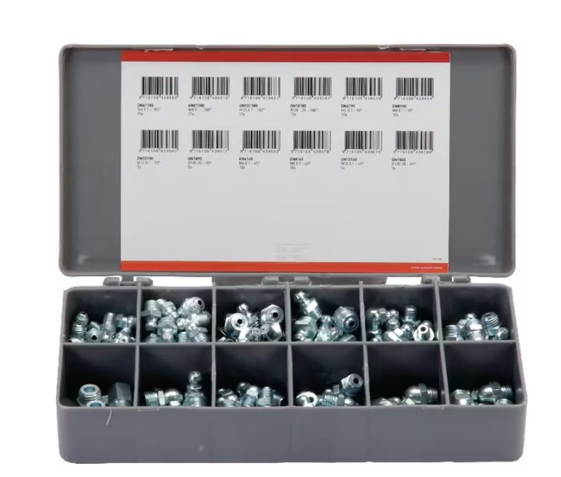 SET NIPLURI GRESOARE M6-M15 140BUC