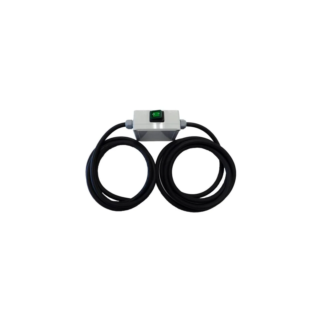 Cablu de alimentare electrică cu întrerupător, 12 Volți, 16 Amperi, cablu 3m+2m, clasă de protecție IP 65 14789