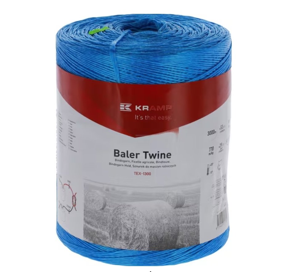 Sfoară de balotat TEX 1300, 3000 m, polipropilenă cu protecție UV