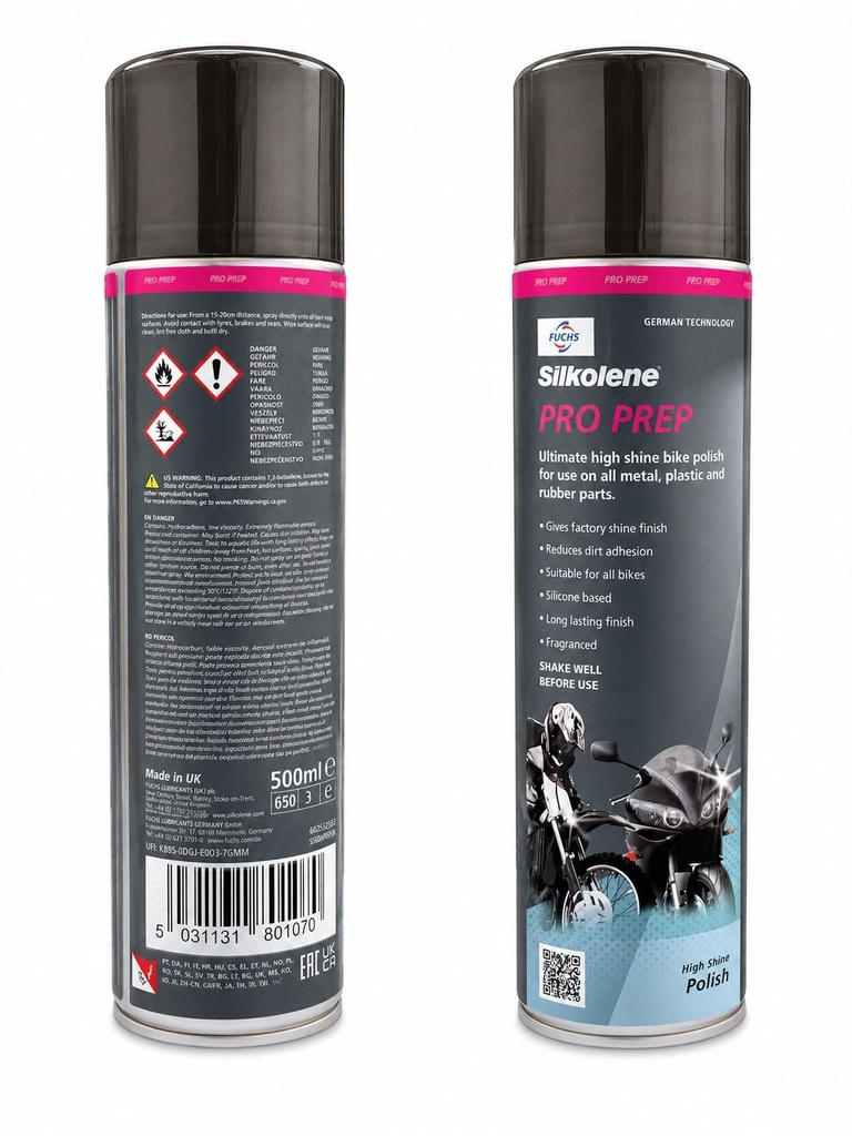 SPRAY SILKOLENE PRO PREP 500ML FUCHS