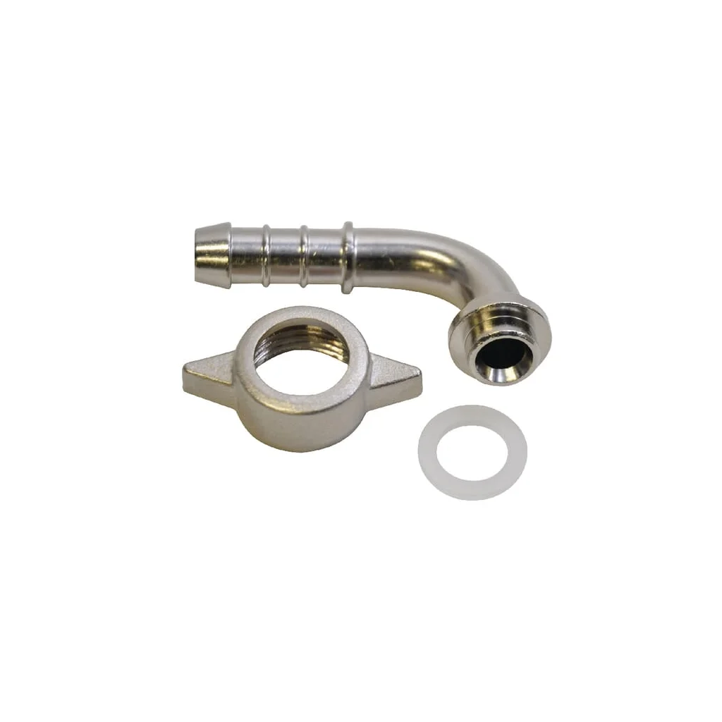 Mufă cu ștuț de furtun 90° 1/2"x10mm 1636044