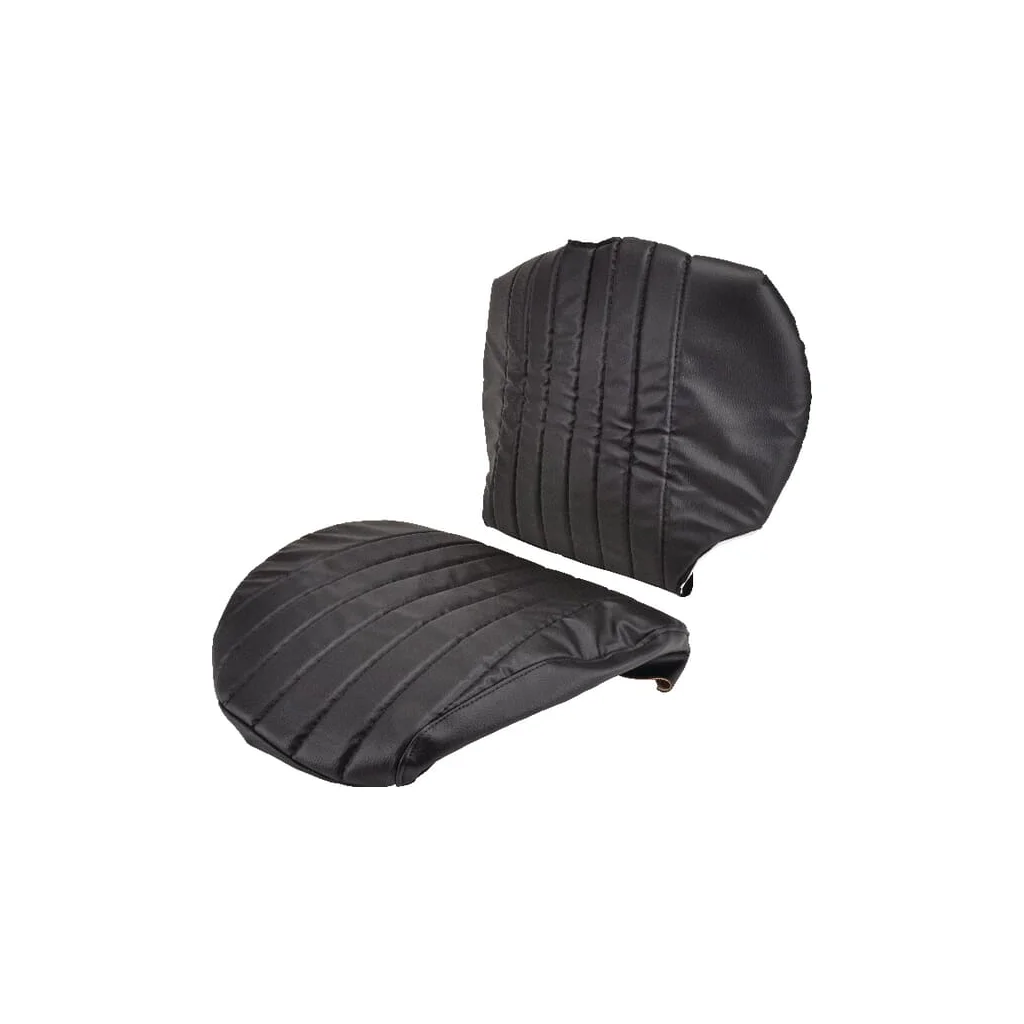 Set husă scaun PVC negru 18130032