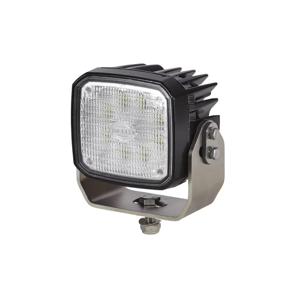 Lumină de lucru LED, 4000lm, pătrată, 12/24V, albă, clemă, mufă Deutsch, 8 LED-uri, Ultrabeam de Hella 1GA995606071
