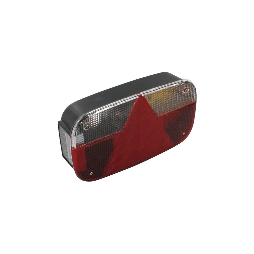 Lumină spate Multipoint III dreapta cu iluminarea numărului cu far de mers înapoi cu conector cu baionetă 12V 248210007