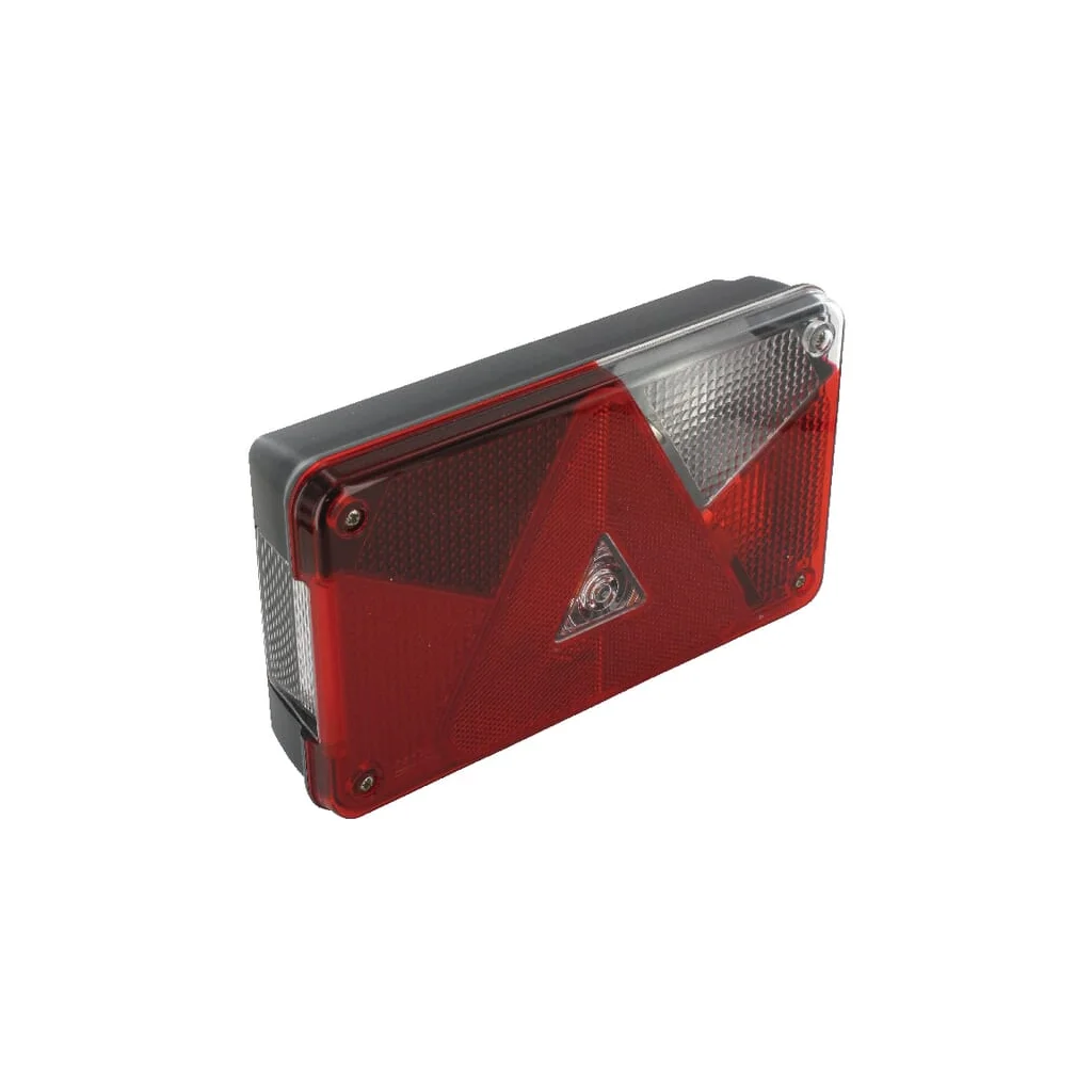 Lumină spate Multipoint V dreapta cu iluminarea numărului cu far de mers înapoi + 5 poli cu conector cu baionetă 248710007