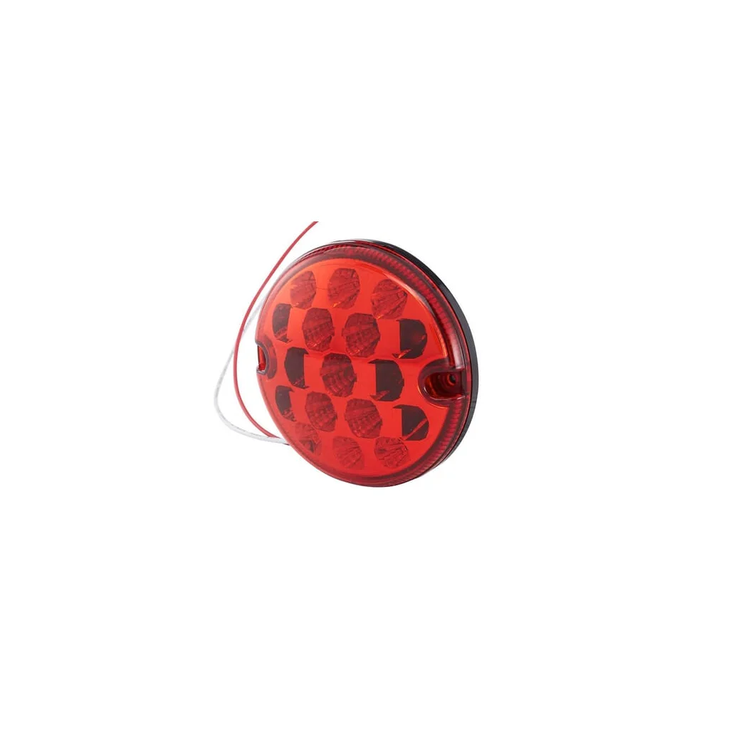 Proiector ceață LED, rotund, 10/30V, roșu, prindere cu șurub, diametru 95mm, 17 LED-uri, Hella ValueFit 2NE357028031