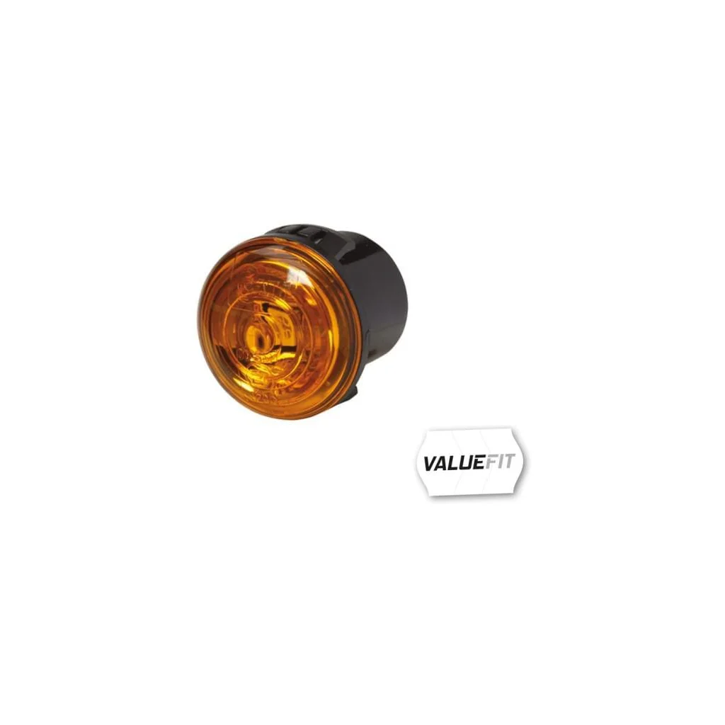 Lumină de poziție LED, rotundă, 9/33V, chihlimbar, prindere cu șurub, 30x29.8x30mm, 1 LED, Hella ValueFit 2PS357011001