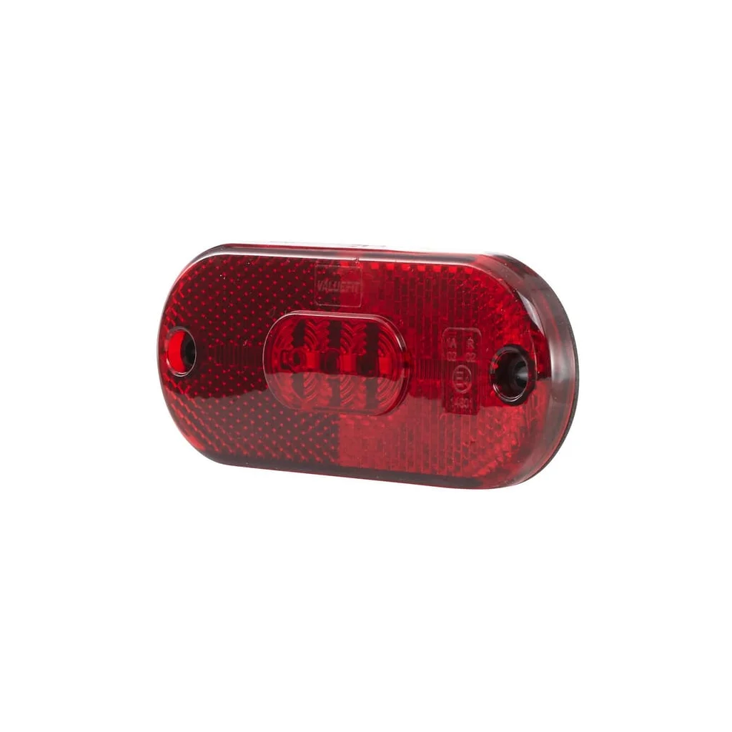 Lumină de poziție LED, rectangulară, 12V, roșie, prindere cu șurub, 108x10.5x44mm, Hella ValueFit 2TM357009011