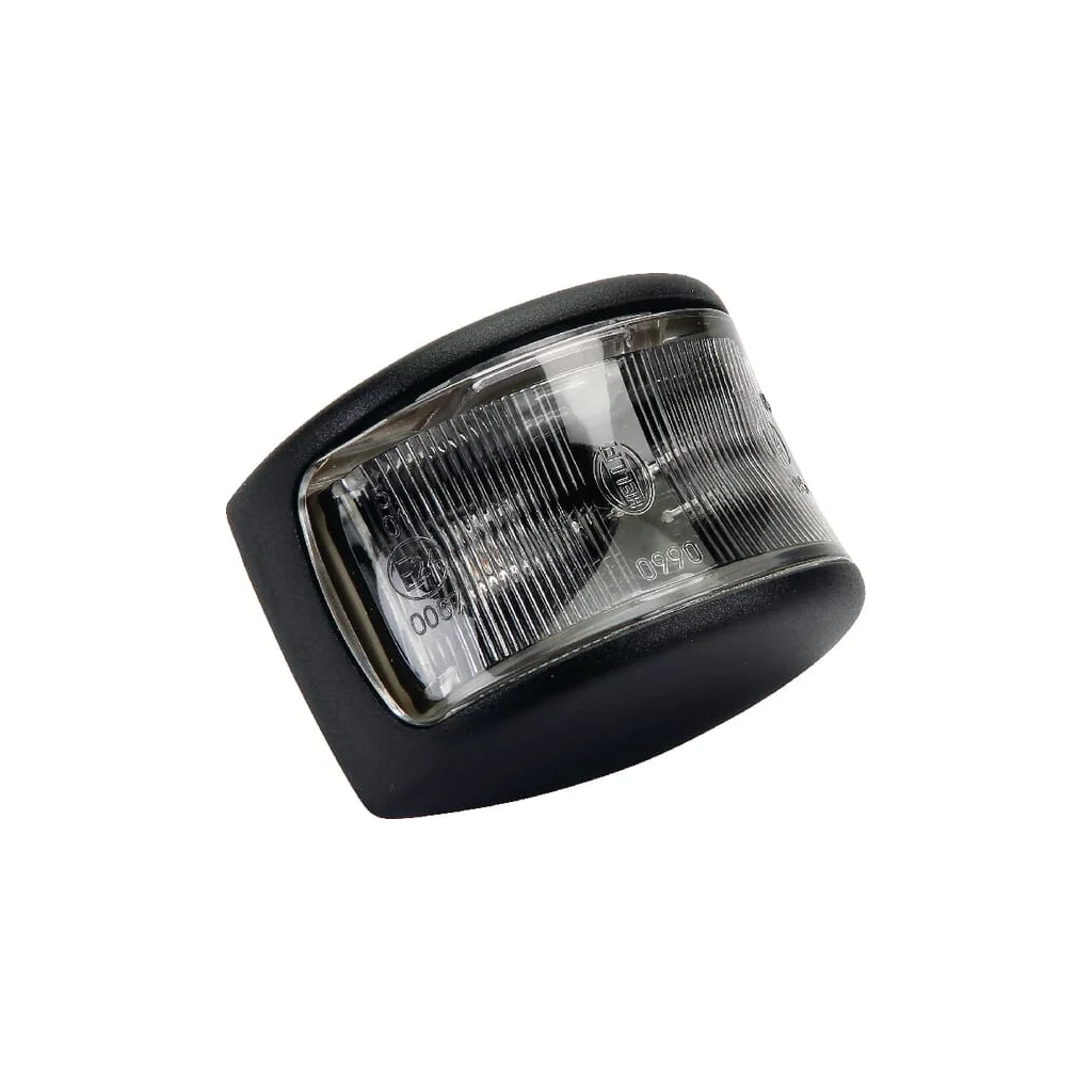 Lumină de poziție rotundă, 12/24V, albă, prindere cu șurub, Hella 2PF980990221
