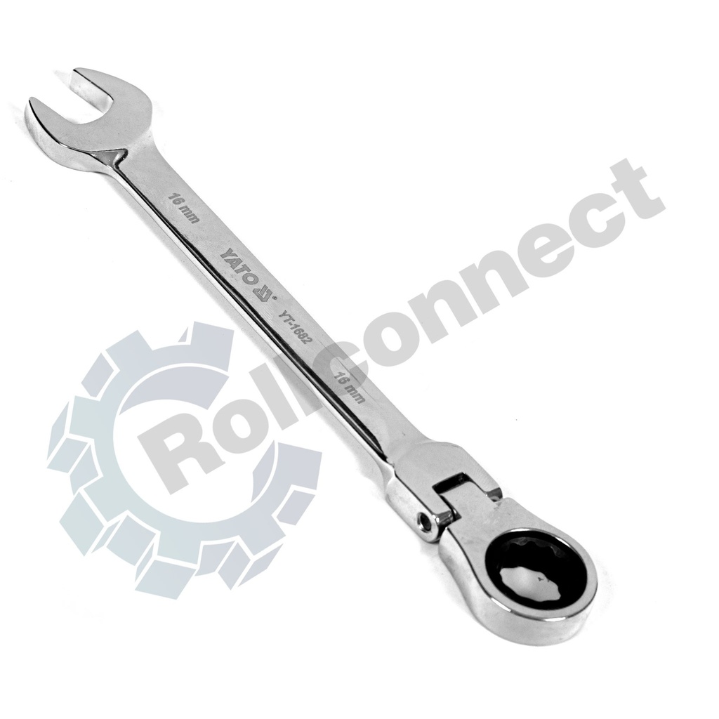 Cheie combinată articulată cu clichet 16 mm