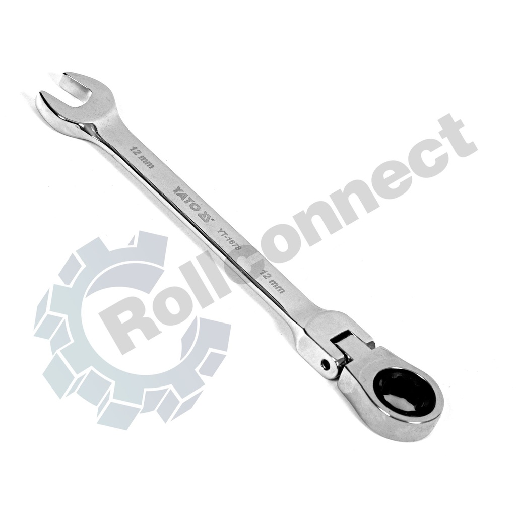 Cheie combinată articulată cu clichet 12 mm